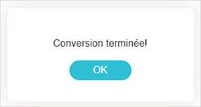 Conversion terminée