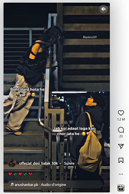 Lire la vidéo Instagram