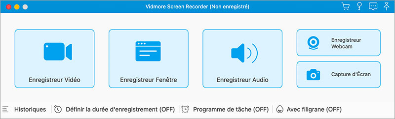 Exécuter Vidmore Screen Recorder