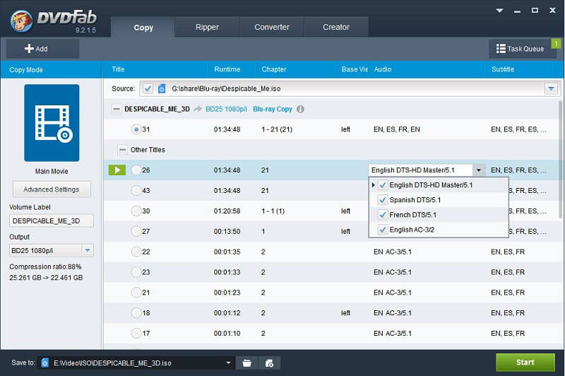 Alternative au frein à main DVDFab