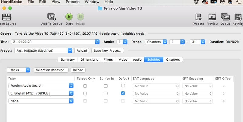 Sous-titres non pris en charge