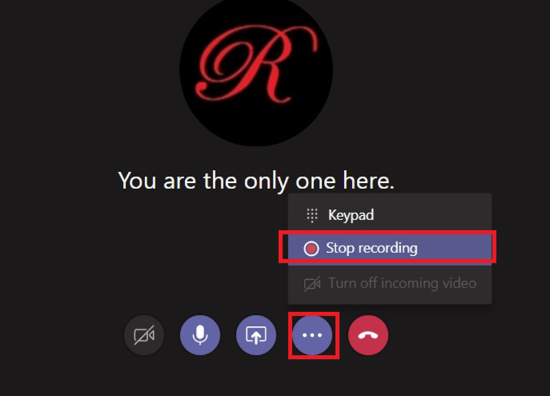 Arrête d'enregistrer