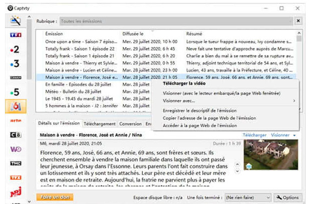 Télécharger une vidéo M6 en replay